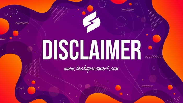 disclaimer techspecsmart