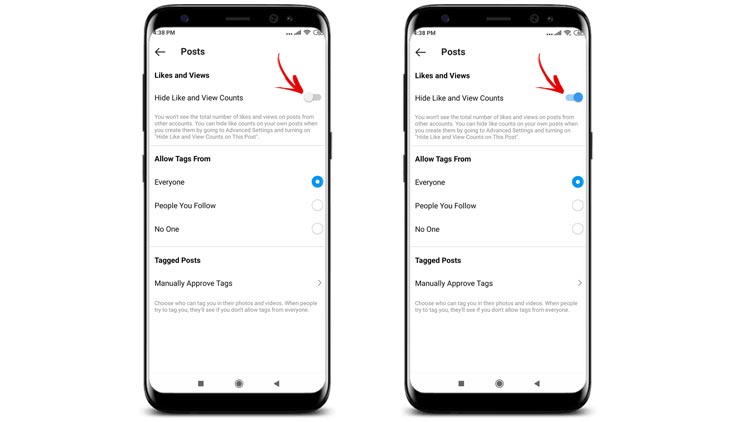 Hide Like and View Counts on Instagram
