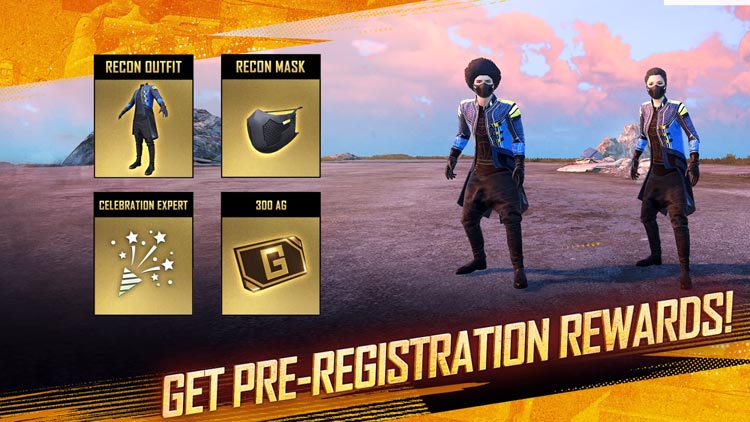 pre registration rewards for battlegrounds mobile India