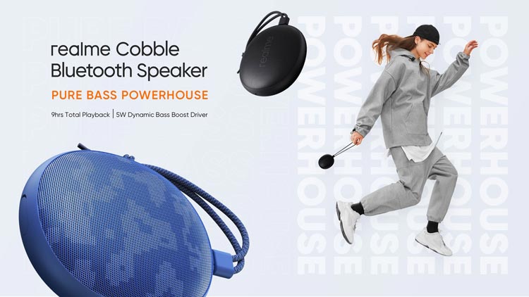 Realme Cobble Bluetooth Speaker with 5W Dynamic Bass Boost Driver launched in India