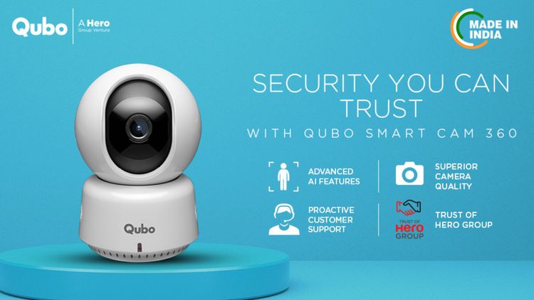 QUBO Smart Cam 360, Full HD WiFi Camera launched in India