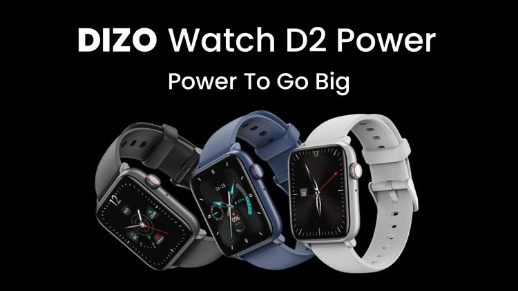 Dizo Watch D2 Power Smartwatch with 1.9″ Display, Heart Rate & SpO2 Sensor