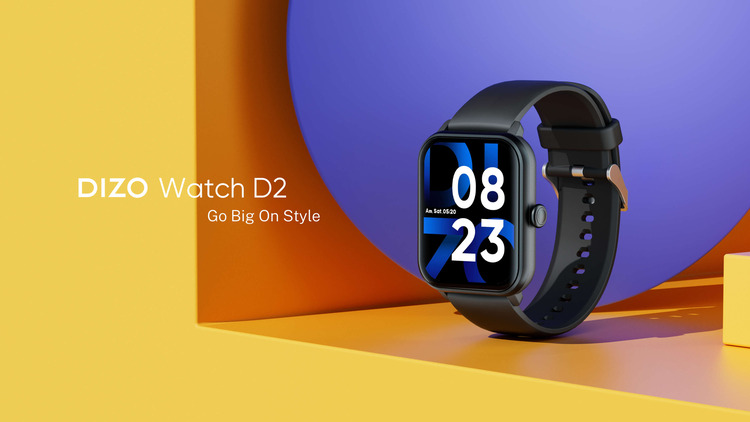 DIZO Watch D2 Smartwatch with 1.91″ Display, SpO2 Sensor, 120+ Sports Modes
