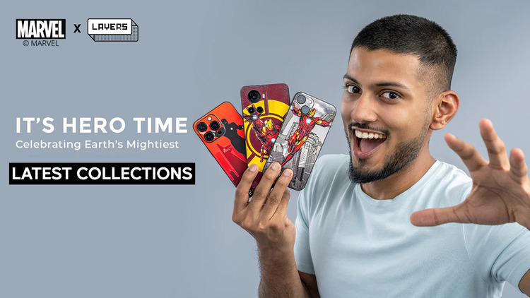 Layers’ New Marvel Skins Collection Launched – Get two Skins for Rs.799!
