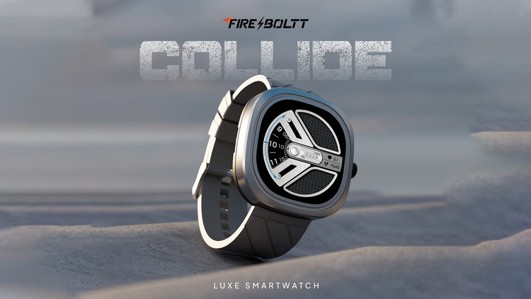 FireBoltt Collide Smartwatch with 1.32″ HD Display, BT Calling, SpO2