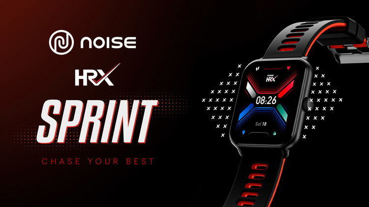 Noise HRX Sprint Smartwatch with 1.91″ Display, BT Calling, Receive Payments by QR Code