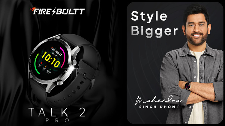 FireBoltt Talk 2 Pro Smartwatch with 1.39″ HD Display, BT Calling, In-built Games