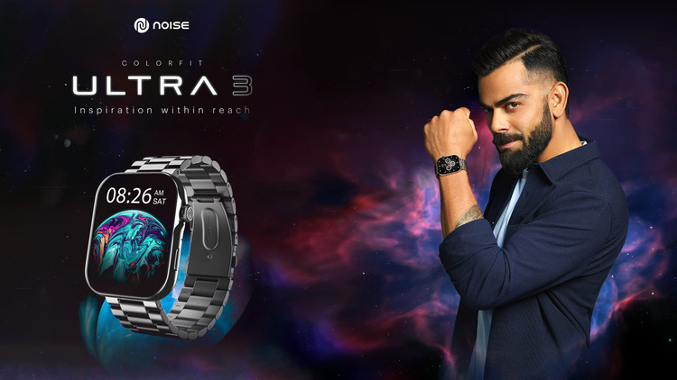 Noise ColorFit Ultra 3 Smartwatch with 1.96″ AMOLED Display, BT Calling