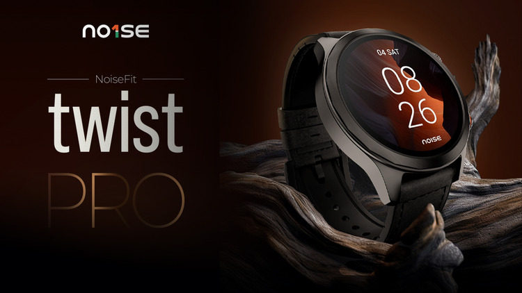 NoiseFit Twist Pro Smartwatch with 1.4″ HD Display, BT Calling, SpO2, IP68
