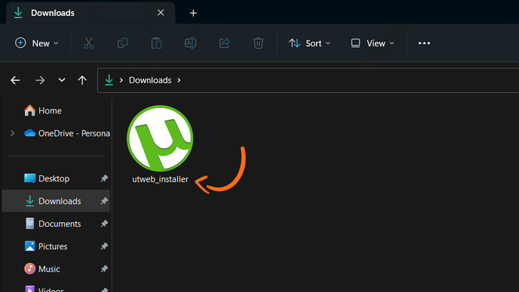 uTorrent web