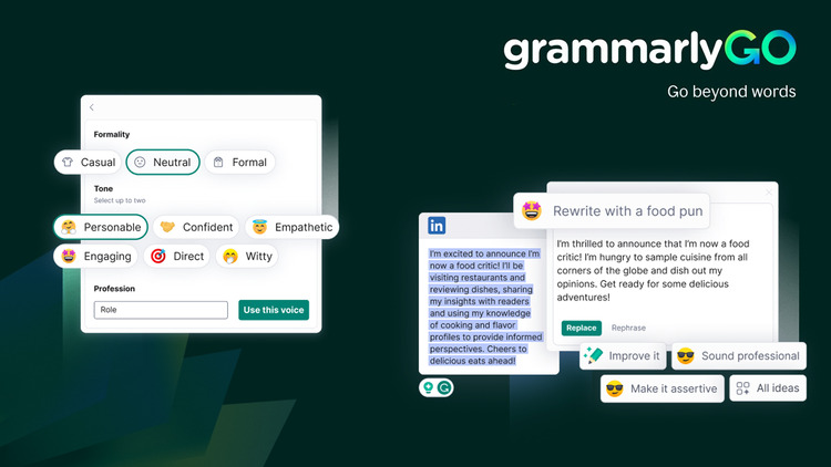 Grammarly has launched GrammarlyGO: An AI-Powered Writing Assistant!