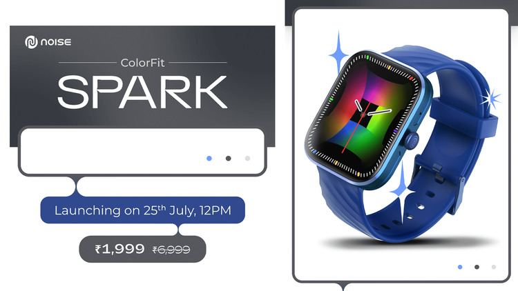 Noise ColorFit Spark Smartwatch with 2″ TFT Display, SpO2, HR Sensor