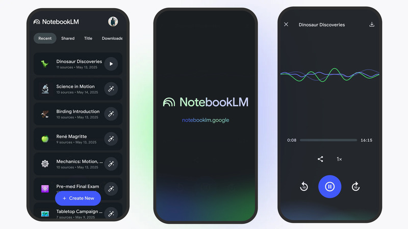 Google launches the NotebookLM app for Android and iOS