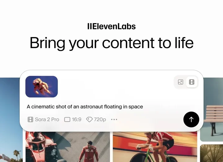 ElevenLabs Introduces Image and Video Generation Tools