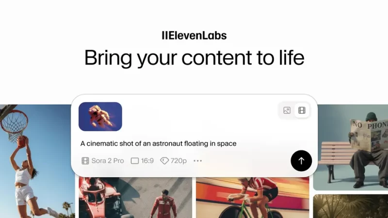 ElevenLabs Introduces Image and Video Generation Tools
