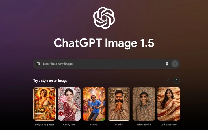 ChatGPT Image 1.5 Next-Gen AI Image Creation with Indian Style Presets