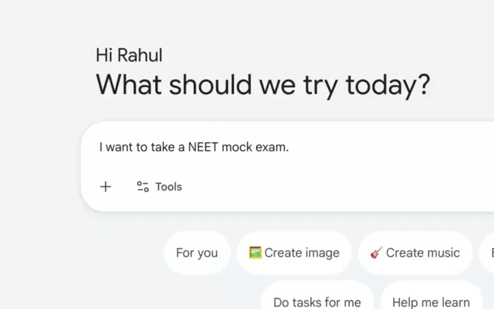 Google Just Rolled Out Free Full-Length NEET UG Mock Tests on the Gemini App